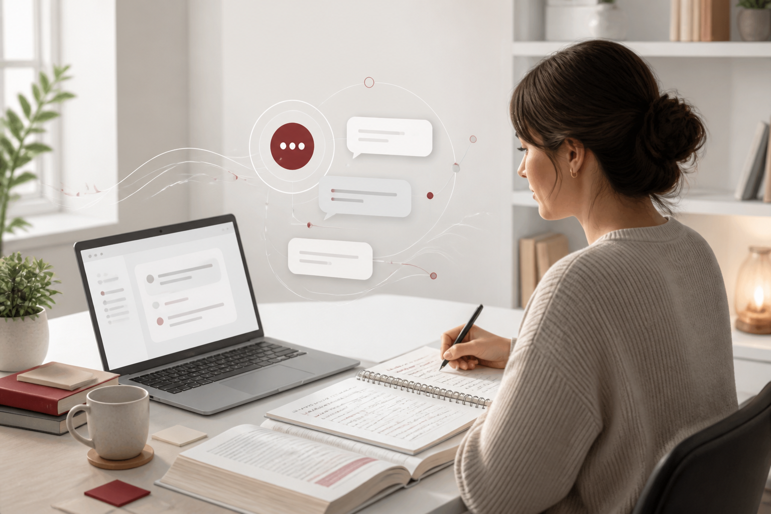 Người học sử dụng AI FMIT để làm rõ kiến thức